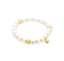 New Fall Parelarmband Wit 55536Mix01