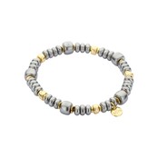 Love Fall Parelarmband Grijs 55535Mix03 Love Fall Parelarmband Grijs 55535Mix03