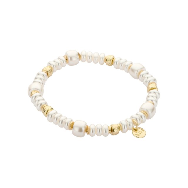 Love Fall Parelarmband Wit 55535Mix01 Love Fall Parelarmband Wit 55535Mix01