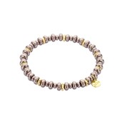 Happy Fall Parelarmband Bruin 55532Mix02 Happy Fall Parelarmband Bruin 55532Mix02