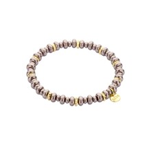 Happy Fall Parelarmband Bruin 55532Mix02