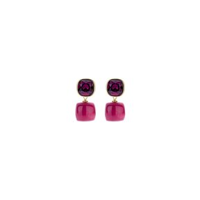 High Fashion Paarse Fall Winter Oorbellen 84499Mix04