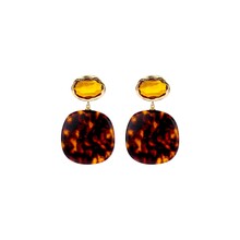 High Fashion Bruine Fall Winter Oorbellen 84432Mix06