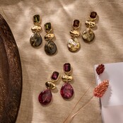 High Fashion Bruine Fall Winter Oorbellen 84501Mix06 High Fashion Bruine Fall Winter Oorbellen 84501Mix06