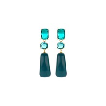 Oui Oui Paris Blauwe Oorbellen 84435Mix06