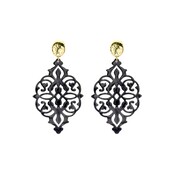 Rediscovered Classics Zwarte Oorbellen 84535Mix01