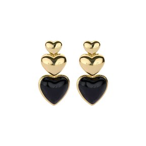 Sparkly Statements Zwarte Oorbellen 84447Mix02