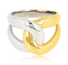 Bicolor Ring – Goud & Zilver