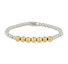 Bicolor armband van stainless steel