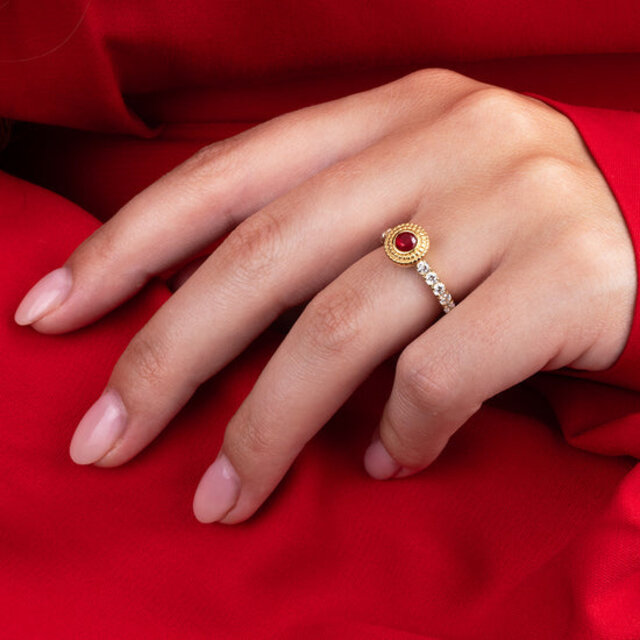 Twisted Crystal Bali Steentje Cherry