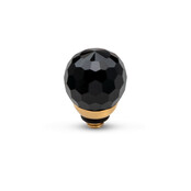 Twisted CZ Facet Ball Steentje Black Twisted CZ Facet Ball Steentje Black