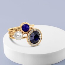 Twisted Quiet Bloom Ringen Set