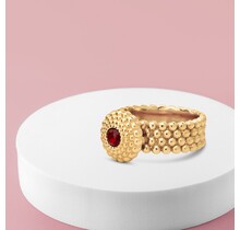 Vivid Bronze Twilight Ring Set