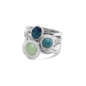 Vivid & Twisted Dewy Spark Ringen Set