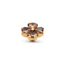 Twisted Heart Clover Steentje Coffee