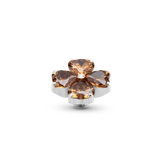 Twisted Heart Clover Steentje Coffee