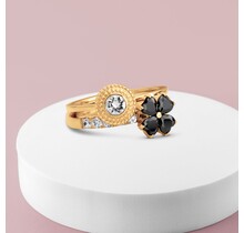 Twisted Snowy Glow Ringen Set