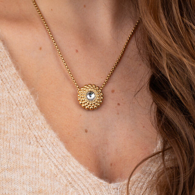 Kosmic Bubbly Flower Steen Crystal