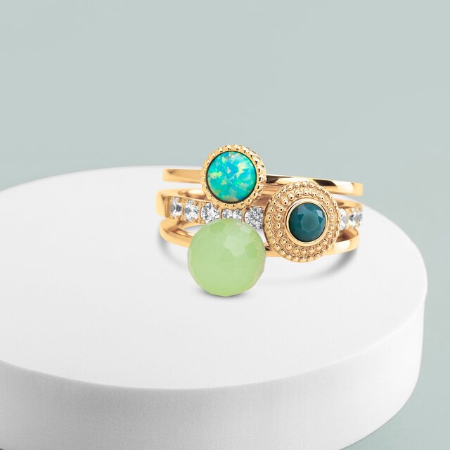 Twisted Calm Horizon Ringen Set