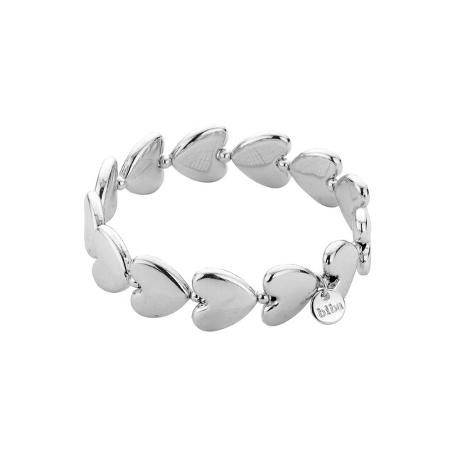 Hartjes Overload Armband Zilver