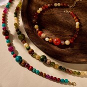 On Trend Kralenketting Groentinten 61691Mix05