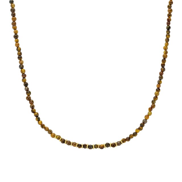 New Fall Winter Bruine Kralenketting 61695Mix04