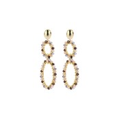 Royal Jewels Bruine Oorbellen 84300Mix08