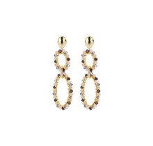 Royal Jewels Bruine Oorbellen 84300Mix08