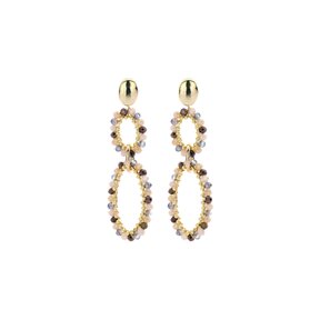 Royal Jewels Bruine Oorbellen 84300Mix08