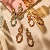 Royal Jewels Bruine Oorbellen 84300Mix08