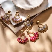 Royal Jewels Bruine Oorbellen 84301Mix06