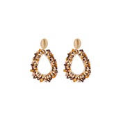 Royal Jewels Bruine Oorbellen 84292Mix06
