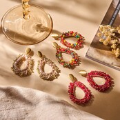 Royal Jewels Bruine Oorbellen 84292Mix06