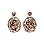 Sparkly Statements Bruine Oorbellen 84318Mix07