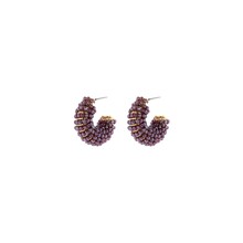 Sparkly Statements Paarse Oorbellen 84630Mix04