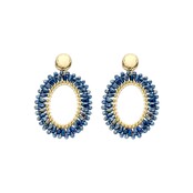 Blauwe Fall Winter Oorbellen 84306Mix05