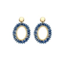 Blauwe Fall Winter Oorbellen 84306Mix05