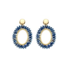Blauwe Fall Winter Oorbellen 84306Mix05