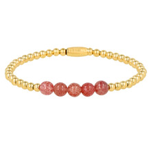 Liefdevolle Berry Quartz armband - My Bendel