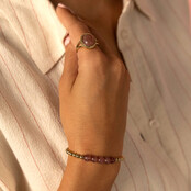 Liefdevolle Berry Quartz armband - My Bendel