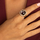 Champagne ring - luxe uitstraling