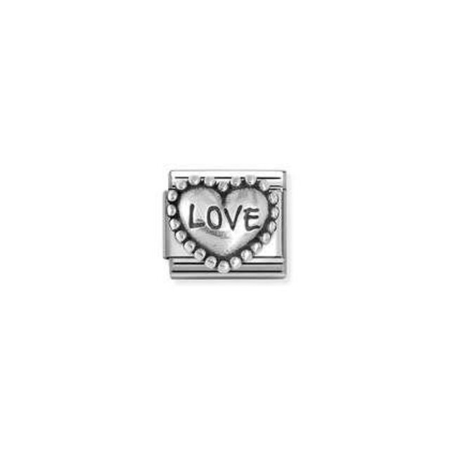 Nomination  Link - 330101-88 - Classic OXIDIZED SYMBOLS - Love