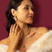 Gouden ring met strik - My Bendel