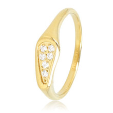 Unieke ring met zirkonia - My Bendel