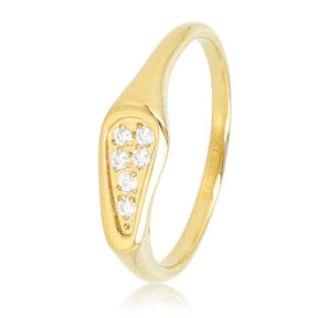 Unieke ring met zirkonia - My Bendel