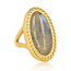 My Bendel Statement ring met Labradorite - My Bendel