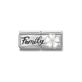 Nomination Link - 330734-17- DOUBLE Classic DETAILED - Family with Flower