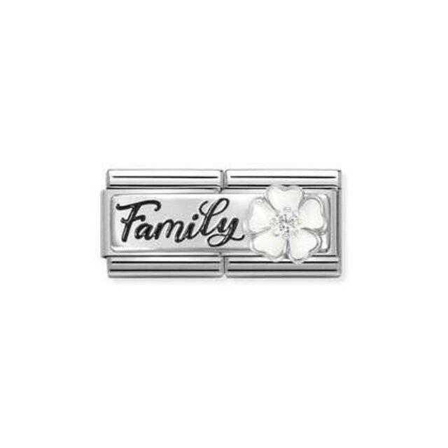 Nomination Link - 330734-17- DOUBLE Classic DETAILED - Family with Flower