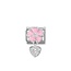 Nomination Nomination Link - 331814-01- Classic CHARMS - Pink Flower with Heart