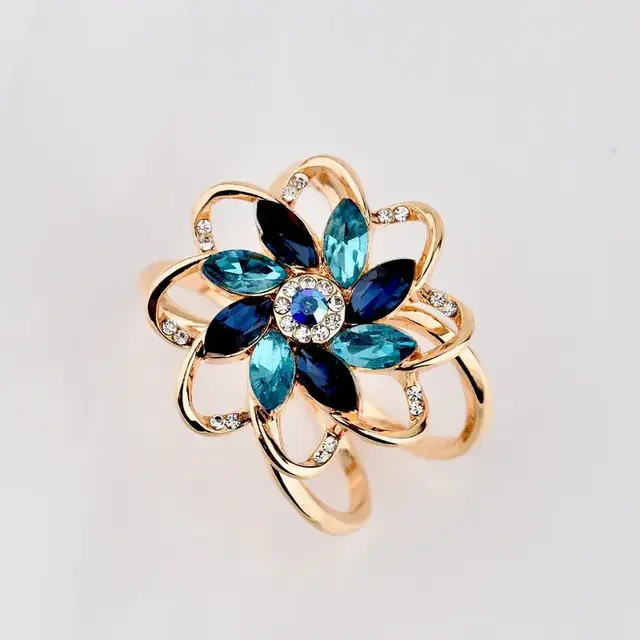 Sjaal Ring Forget me Not